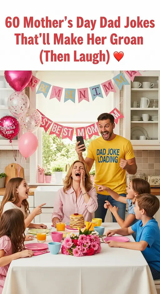 60 Mother’s Day Dad Jokes That Are So Bad, They’re Good 🌸😂