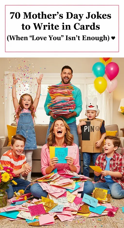 70 Mother’s Day Jokes for Greeting Cards 🌸😂