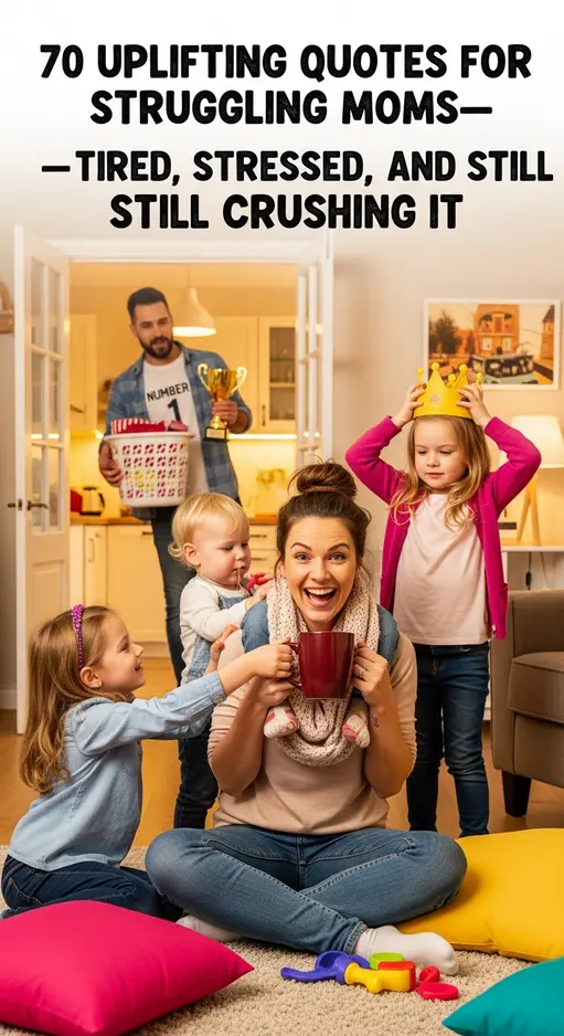 70 Inspiring & Uplifting Quotes For Struggling Moms “Mom is Tired Mom is Stressed”