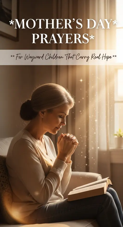 8 Prayers for Mothers Day for Moms With Wayward Children That Carry Real Hope