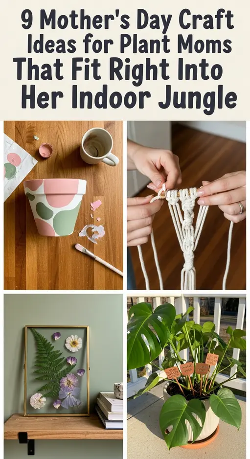 9 Mother’s Day Craft Ideas for Plant Moms That Fit Right Into Her Indoor Jungle