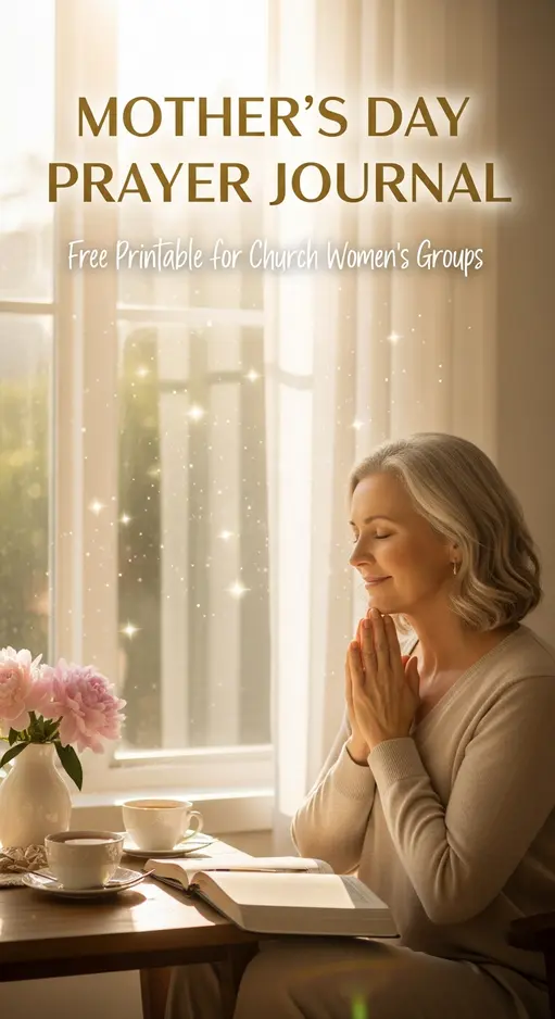Free Printable Mothers Day Prayer Journal Page for Church Women’s Groups (No Sign-Up 2026)