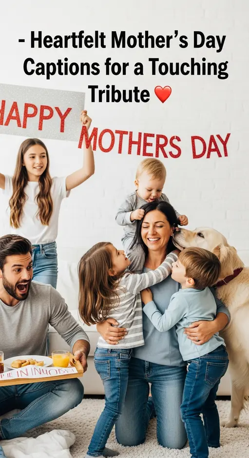 💖 Heartfelt Mother’s Day Captions for a Touching Tribute 🌸