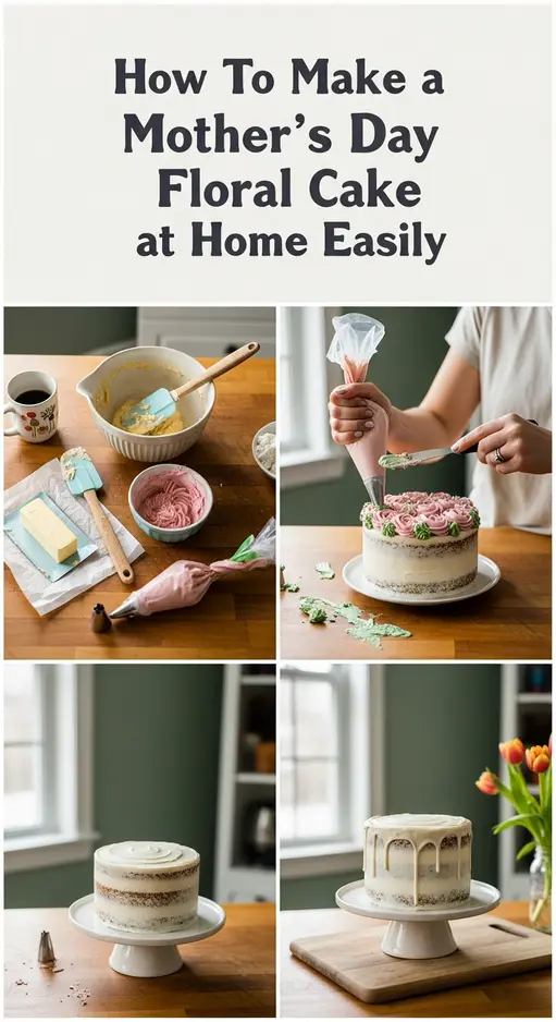 How To Make a Mother's Day Floral Cake at Home Easily 3 How To Make a Mother’s Day Floral Cake at Home Easily