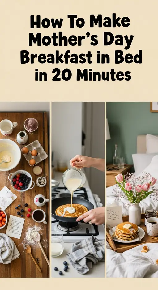 How To Make Mother’s Day Breakfast in Bed in 20 Minutes