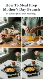 How To Meal Prep Mother’s Day Brunch in 1 Hour (No Stress Morning) -