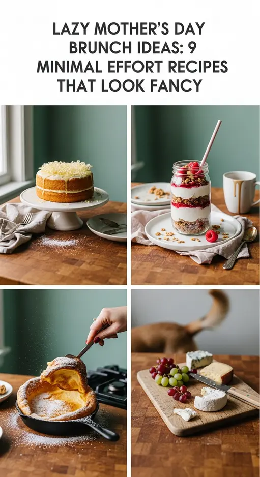 Lazy Mother’s Day Brunch Ideas: 9 Minimal Effort Recipes That Look Fancy