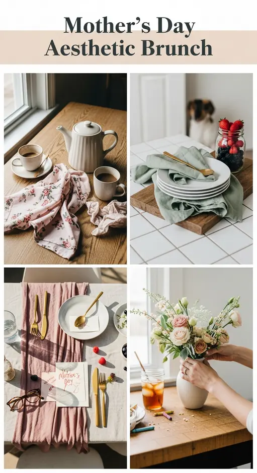 Mother’s Day Aesthetic Brunch: 5 At-Home Setups That Look Instagram-Worthy
