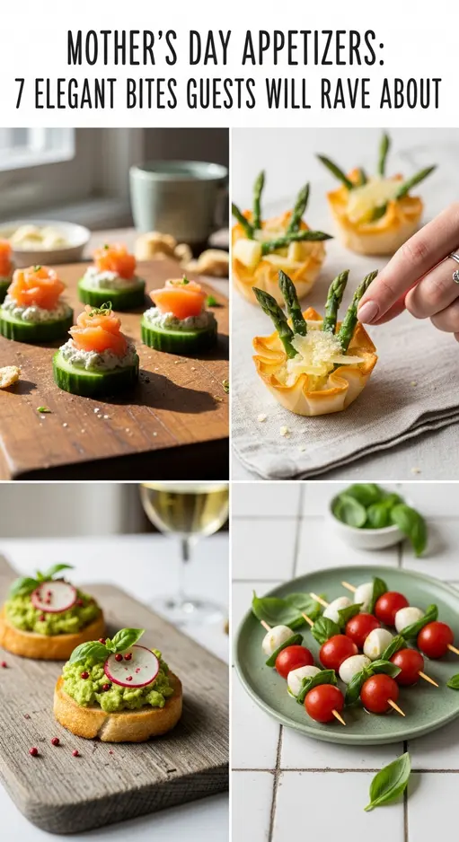 Mother’s Day Appetizers: 7 Elegant Bites Guests Will Rave About