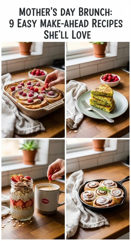 Mother’s Day Brunch: 9 Easy Make-Ahead Recipes She’ll Love