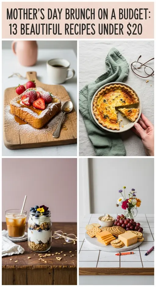 Mother’s Day Brunch on a Budget: 13 Beautiful Recipes Under $30