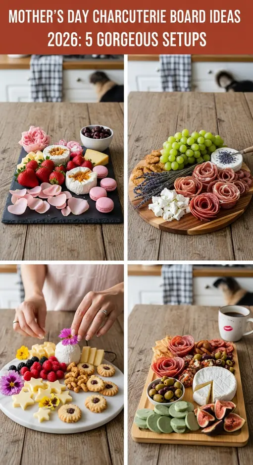 Mother's Day Charcuterie Board Ideas 2026: 5 Gorgeous Setups 3 Mother’s Day Charcuterie Board Ideas 2026: 5 Gorgeous Setups