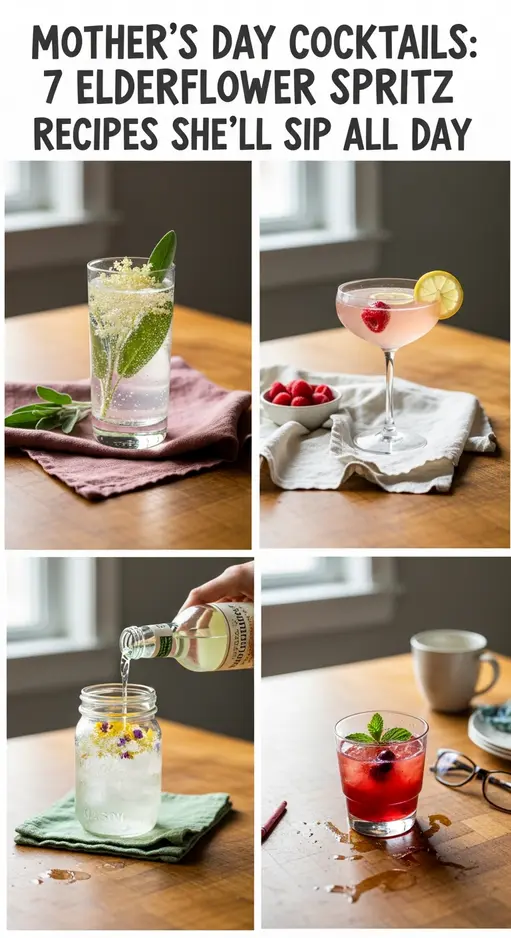 Mother’s Day Cocktails: 7 Elderflower Spritz Recipes She’ll Sip All Day