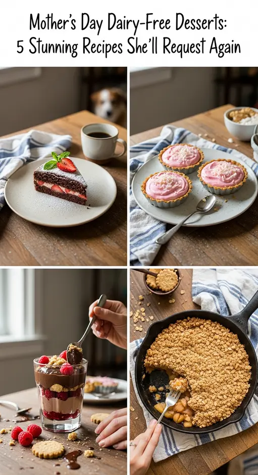Mother’s Day Dairy-Free Desserts: 5 Stunning Recipes She’ll Request Again