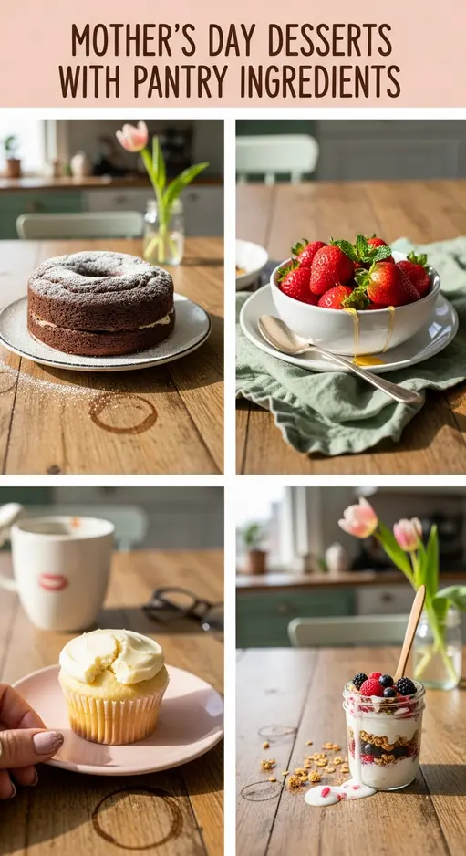Mother’s Day Desserts With Pantry Ingredients: 7 Easy No-Shop Recipes