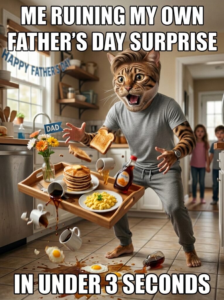 Fathers Day Breakfast Memes That Perfectly Capture Dad Mornings 🍳😂 -
