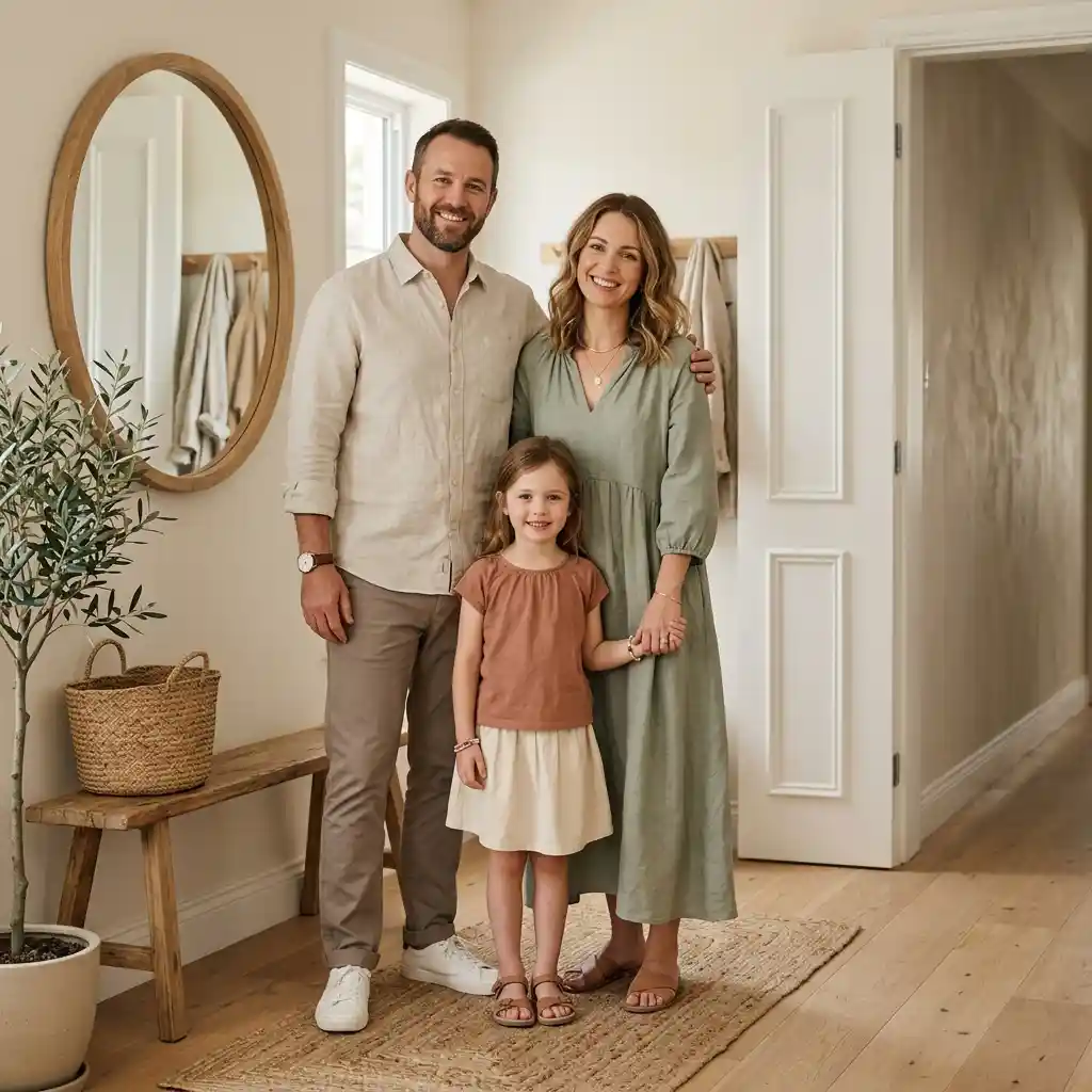 Cohesive family outfit ideas and style coordination for Father's Day 2026 portraits
