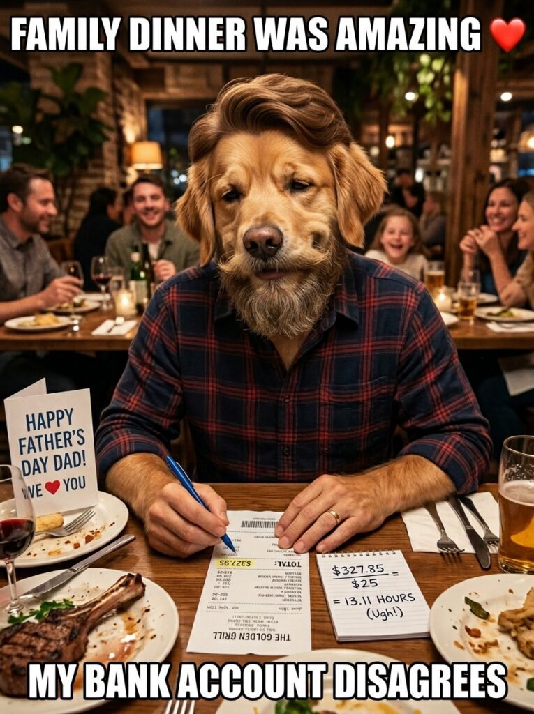 Funny Fathers Day Restaurant Bill Memes Every Dad Understands 4 Funny Fathers Day Restaurant Bill Memes Every Dad Understands -