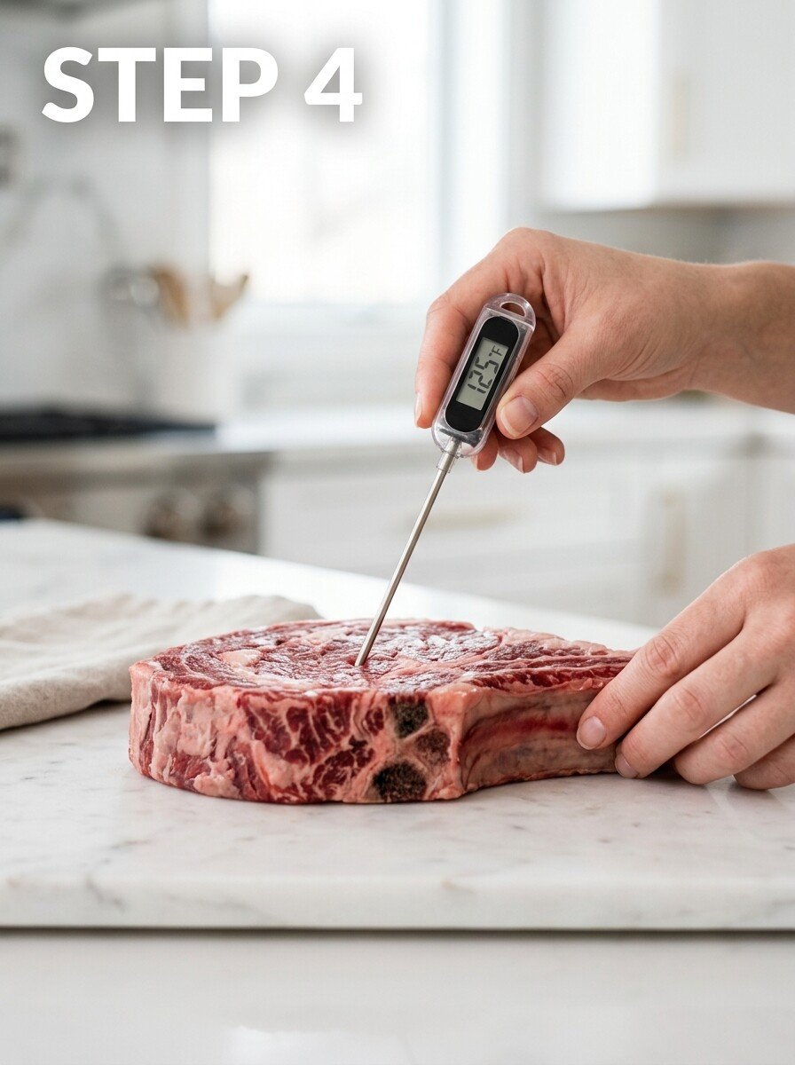 How to cook tomahawk steak indoors without smoking out the house. -