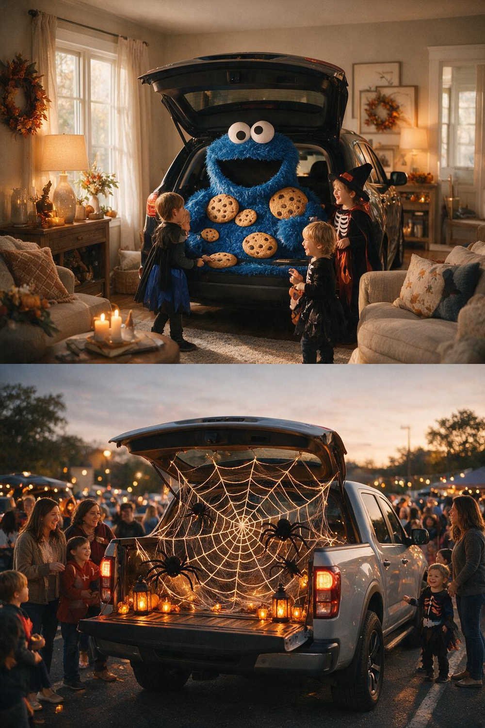 30+ Easy Car Halloween Decorations (Trunk or Treat Ideas!) 1 30+ Easy Car Halloween Decorations (Trunk or Treat Ideas!) - Pinterest Pin Guide