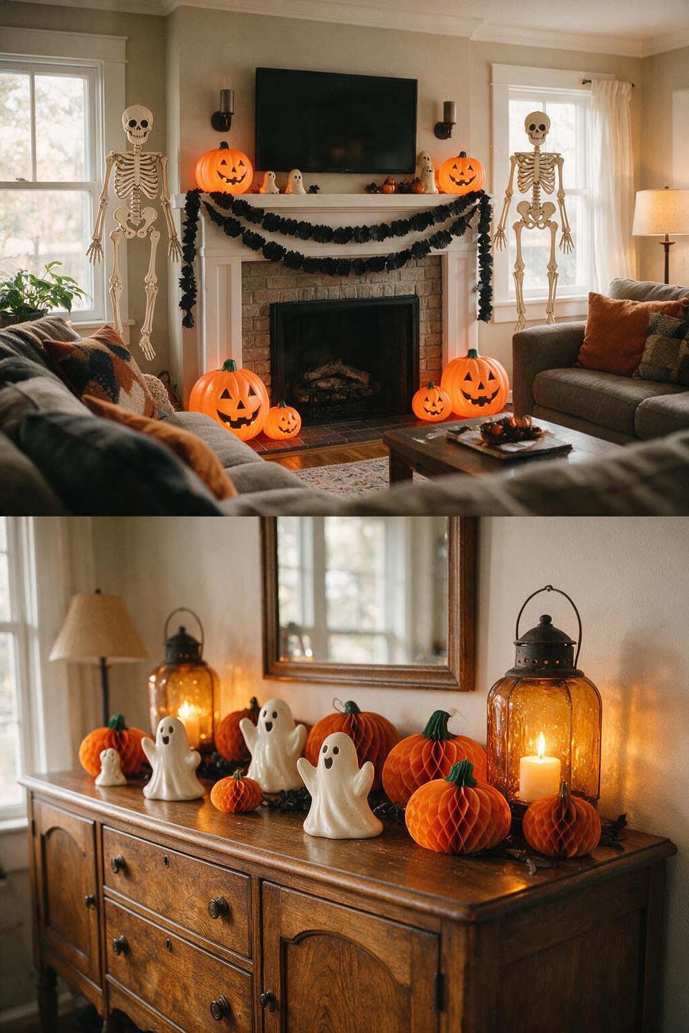 30+ Nostalgic Vintage Halloween Decor (90s Retro Vibe!) - Pinterest Pin Guide