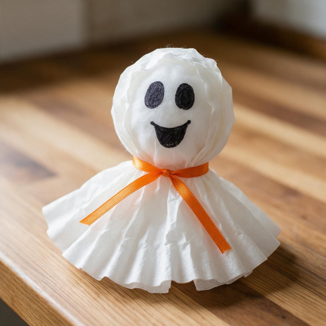 Floating Parachute Coffee Filter Ghost