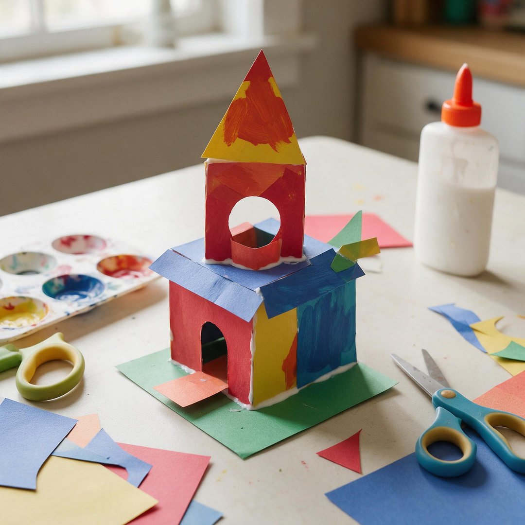 10 Cute Halloween Crafts to Make for Friends (Boo Gifts!) 2 Black cardstock origami coffin gift box with the lid sliding open to reveal wrapped chocolates and stickers inside.