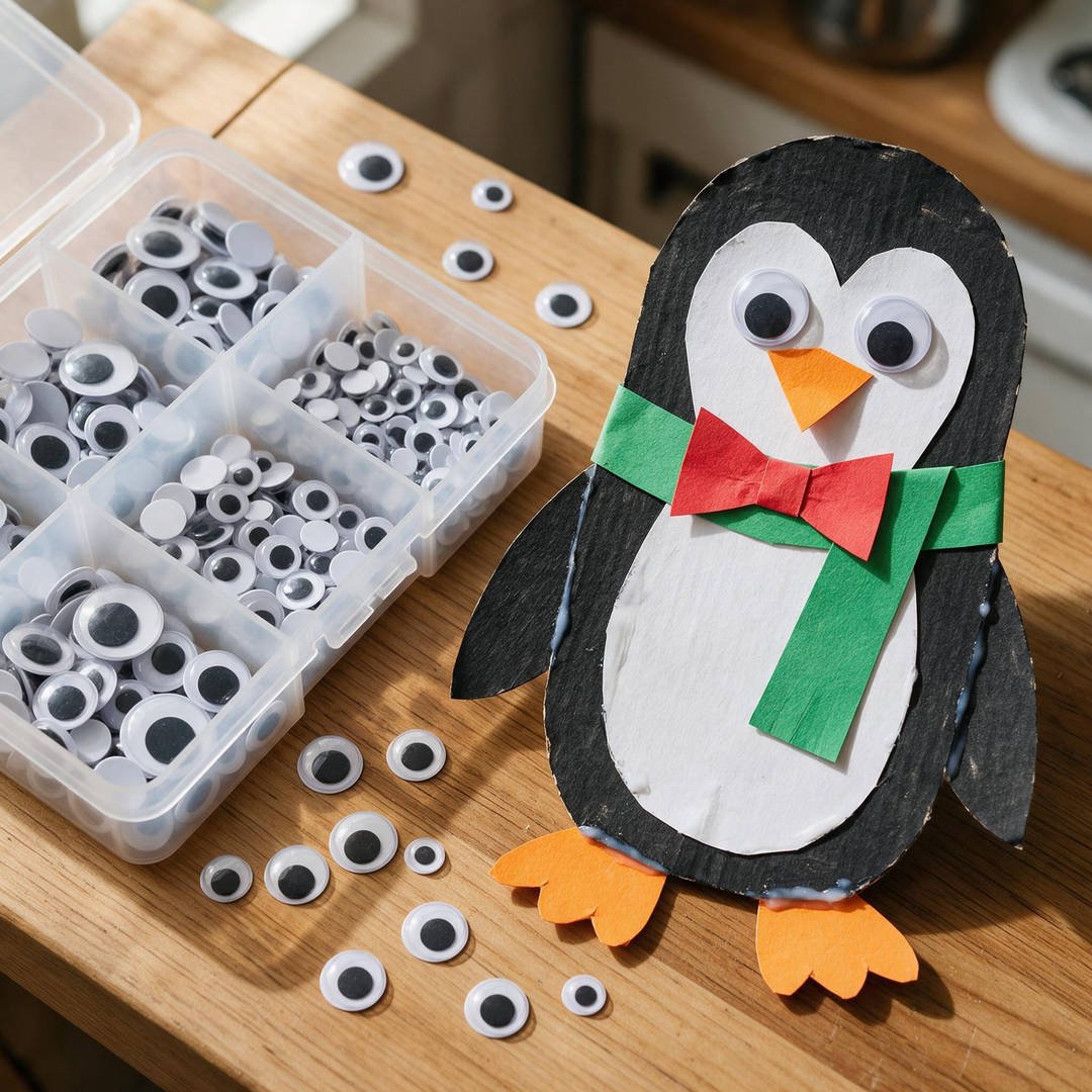 Self-Adhesive Googly Wiggle Eyes Assortment