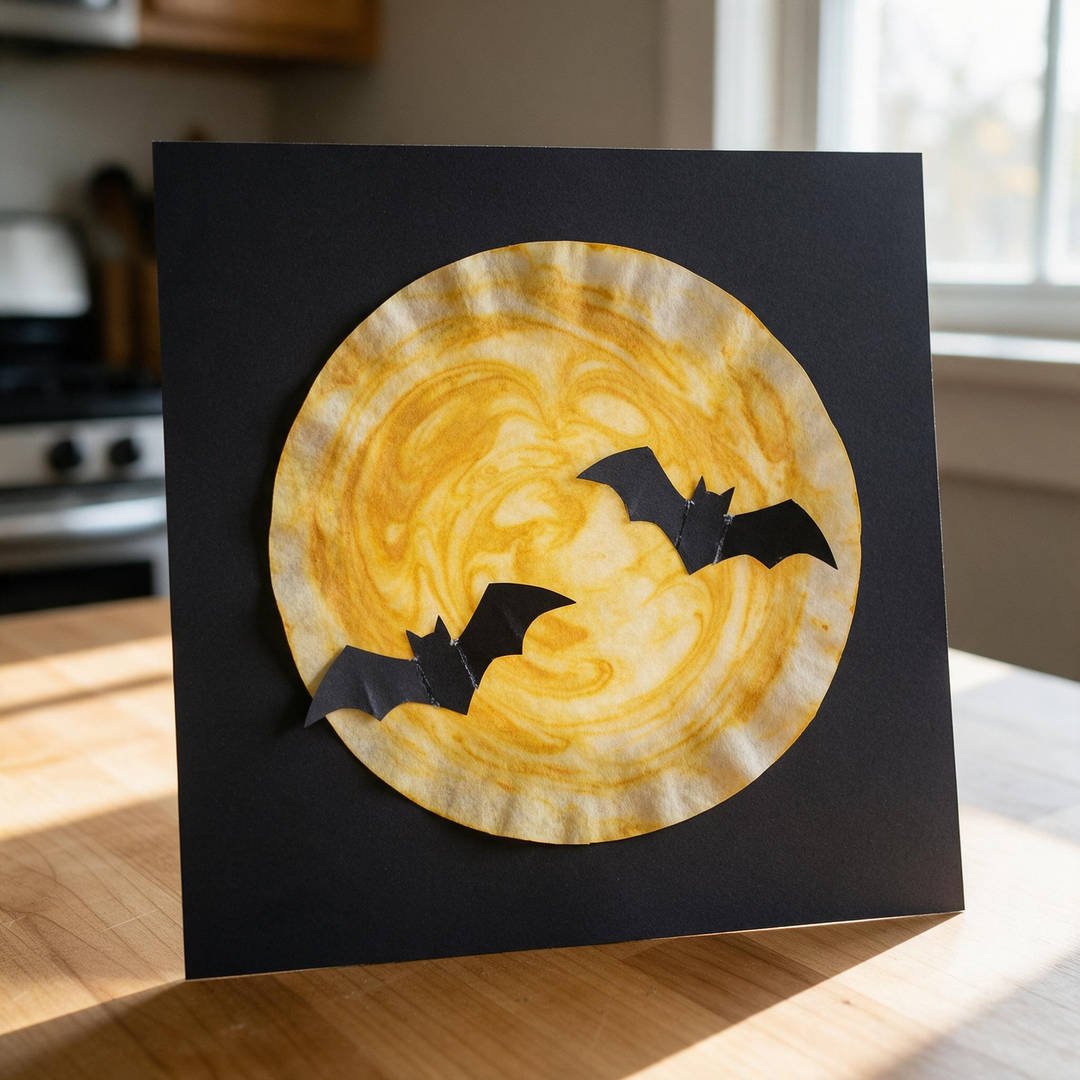 Haunted Night Sky Full Moon Collage