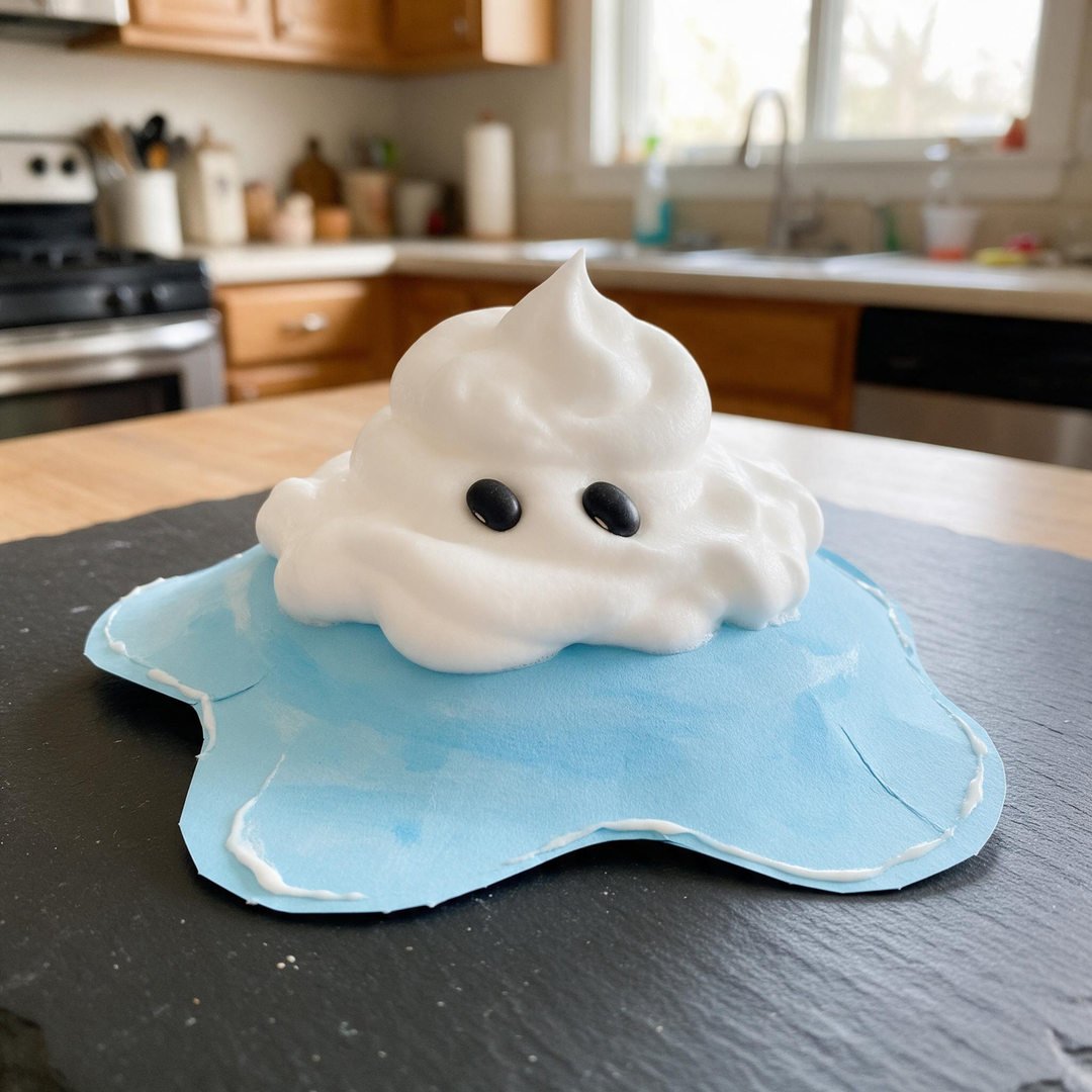 10 Spooky DIY Monster Slime Ideas for Eerie Halloween Fun 8 Ghostly Marshmallow Monster Slime - Ultra-puffy pure white fluffy ghost slime shaped like a friendly melted monster
