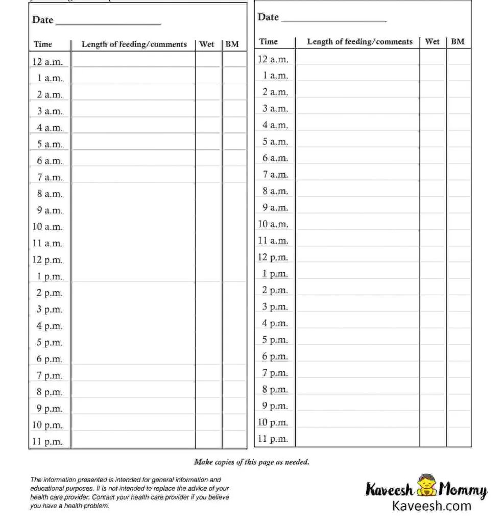 15 Signs Your Baby Is Getting Enough Breast Milk 3 Feeding Diary
