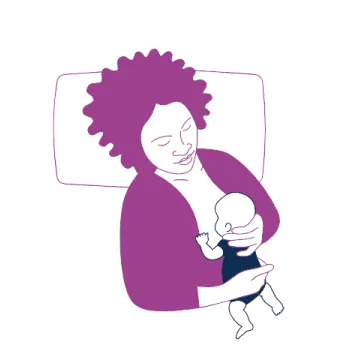 Laid-Back Nursing Position breastfeeding position kaveesh mommy 