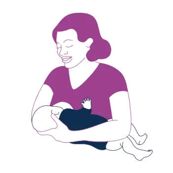 Cross-Cradle Hold breastfeeding position kaveesh mommy 