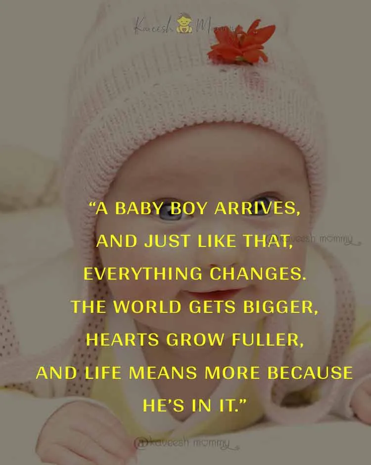 90+ Best Baby Quotes To Enjoy Parenthood (WITH IMAGES) 17 Baby-Boy-Quotes-90-best-Baby-Quotes-To-Share-The-Love-KAVEESH-MOMMY-2
