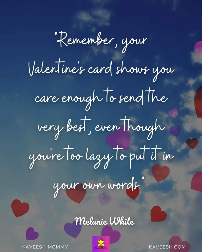 Cheesy Valentine's Day sayings