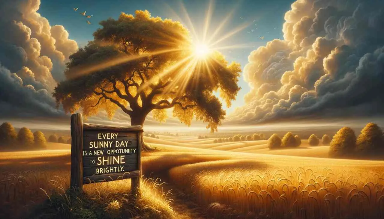 Uplifting Sunny Day Quotes