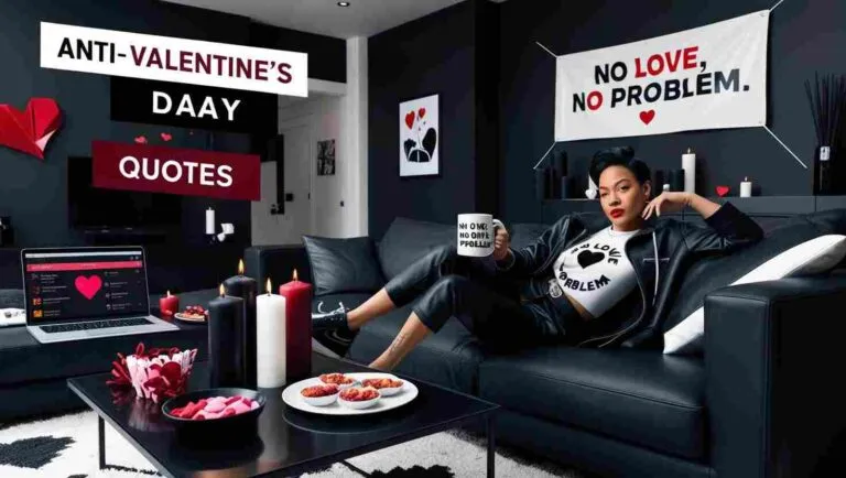 50 Anti-Valentine’s Day Quotes to Celebrate Singlehood and Freedom 🔴❌