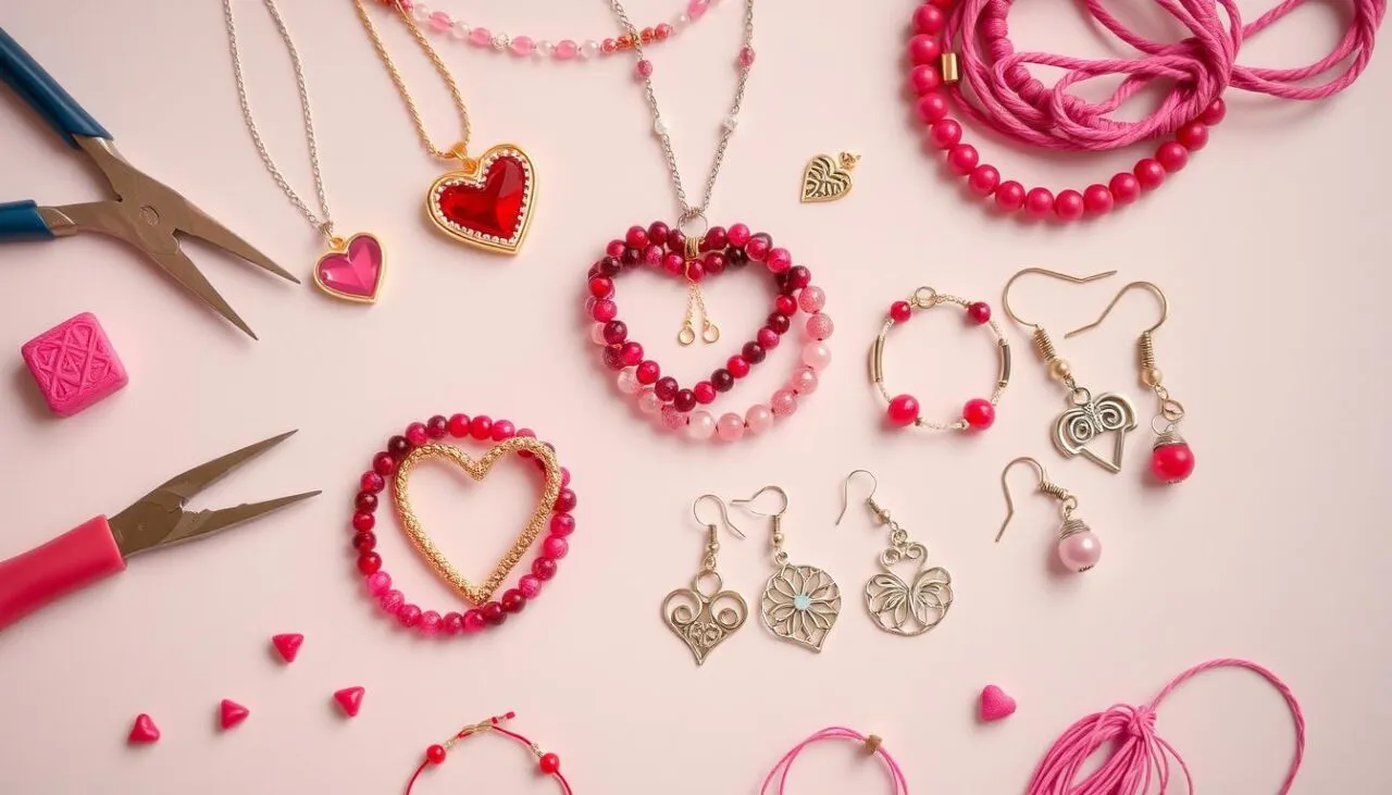 DIY jewelry projects for Valentine’s Day