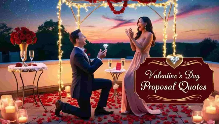 60 Valentine’s Day Proposal Quotes to Make the Moment Unforgettable 💍🌹
