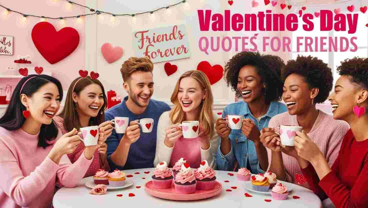 80 Valentine’s Day Quotes for Friends to Celebrate the Bond of Friendship 👯‍♀️📨 -