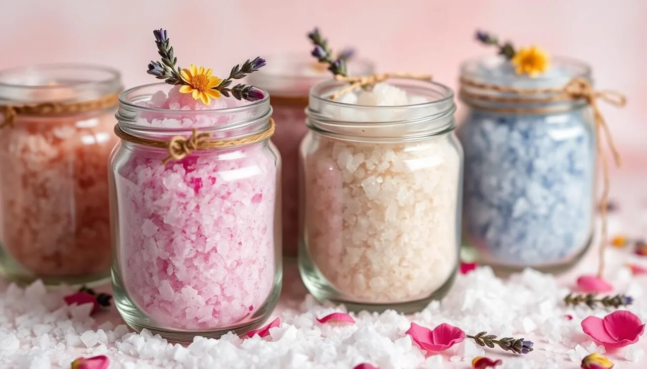 scented bath salts