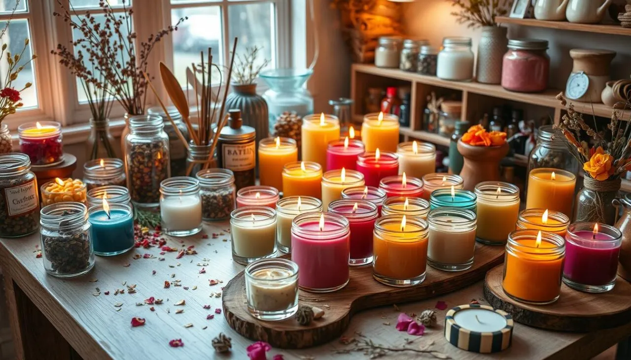 scented candle creations