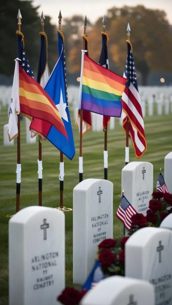 9 Cemetery Arrangements That Honor Fallen Heroes in Ways You've Never Seen Before 3 9 Cemetery Arrangements That Honor Fallen Heroes in Ways You've Never Seen Before -