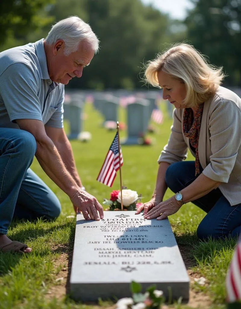 11 Grave Decorations That Beautifully Honor The Fallen (You'll Need Tissues For #7) 4 11 Grave Decorations That Beautifully Honor The Fallen (You'll Need Tissues For #7) -